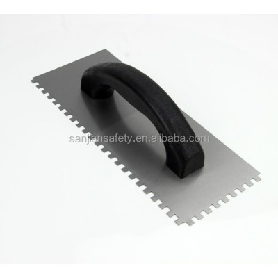 Hot-sale Notched Trowel Rubber Handle Plastering Tools